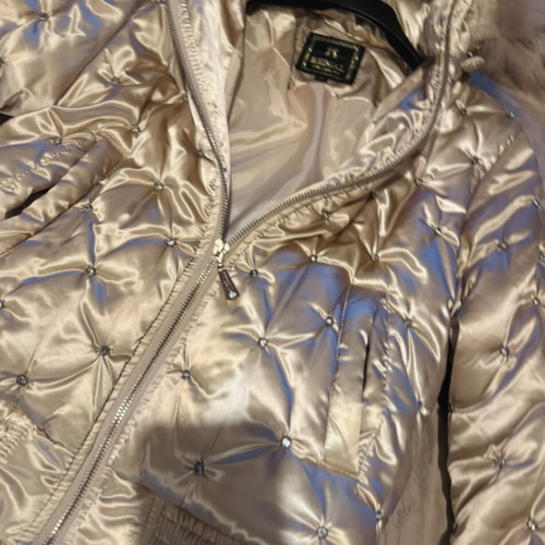 Gold jacket like new with rhinestones, size S