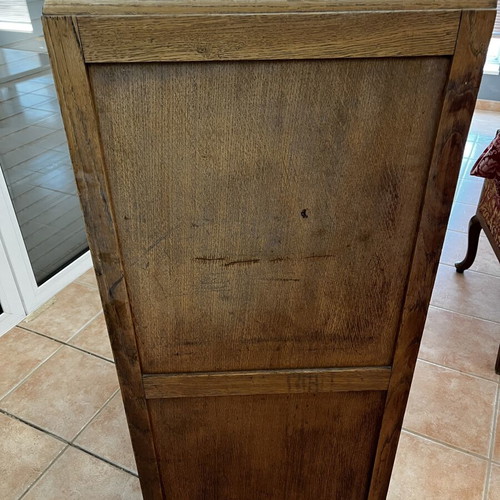 Art Deco vintage drawer cabinet used, wooden