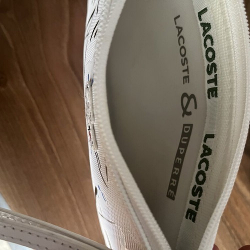 Lacoste x Duperré Wallet like new, white