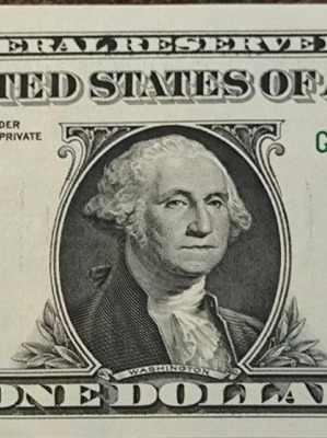 Χαρτονόμισμα 1 δολάριο United States of America 2021 σαν καινούργιο