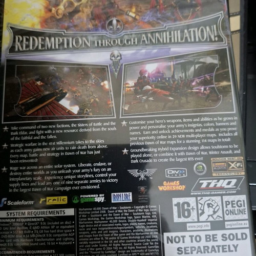 Dawn of War Soulstorm PC new collectible