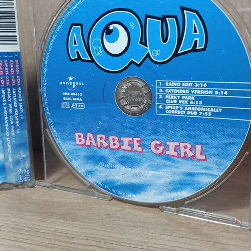 Aqua Barbie Girl music CD single like new, pop