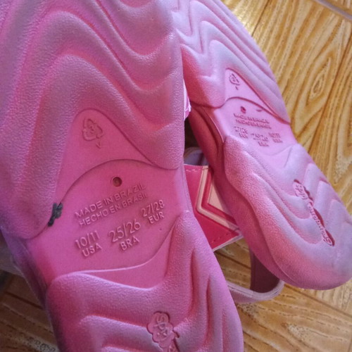 Rider pink sandals used, size 27-28