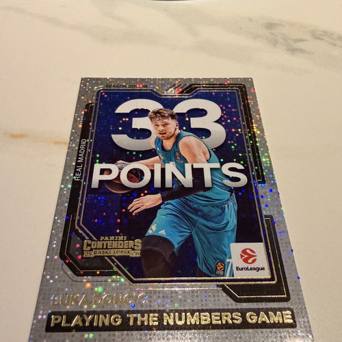 Luka Doncic Playing the Numbers Game Panini Contenders 2026 Card New