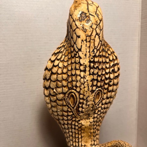 Ceramic cobra like new decorative item