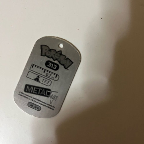 Pokémon metal tag like new