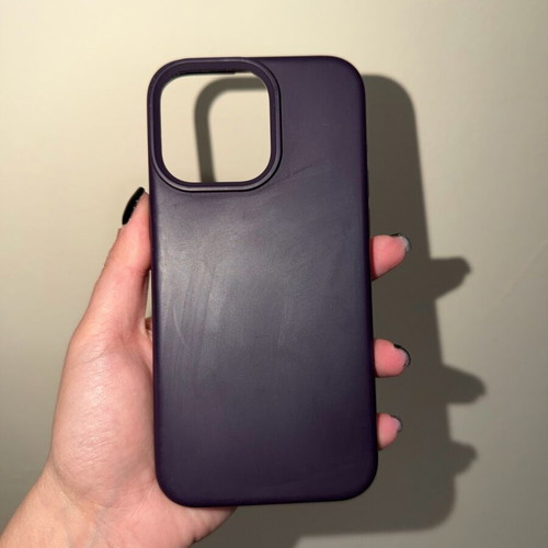 iPhone 15 Pro Max case eggplant color like new