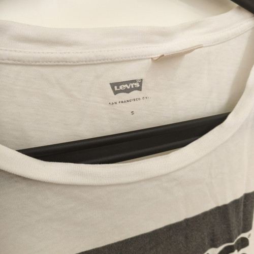 Levi's The Perfect Tee white sportswear t-shirt size S