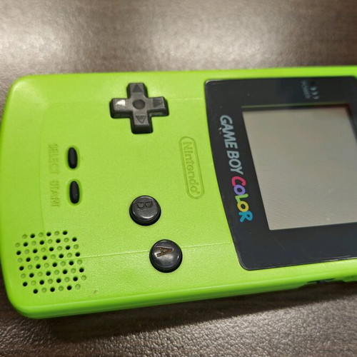 Game Boy Color Lime Green like new, original Nintendo