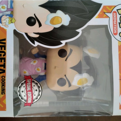Funko Pop! Dragon Ball Z Vegeta Cooking with Apron 849 Special Edition like new