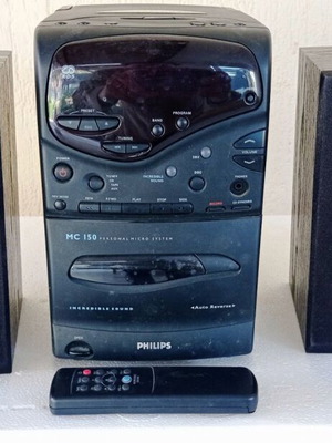 Philips MC150/22 Micro Hi-Fi σύστημα μεταχειρισμένο με ηχεία Panasonic και τηλεχειριστήριο