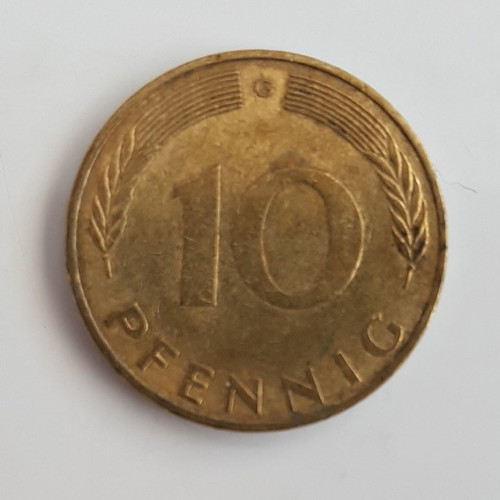 Germany 10 Pfennig 1971 σε πολύ καλή κατάσταση