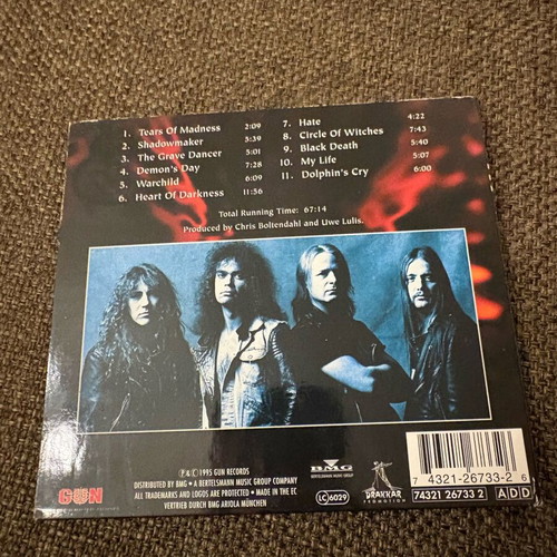 Grave Digger Heart of Darkness CD limited edition used with bonus tracks