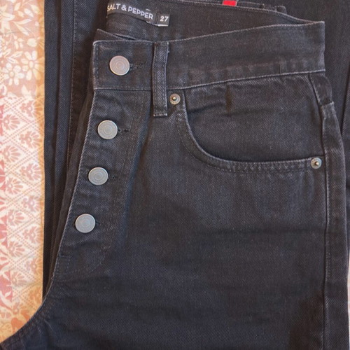 Saltandpepper Jeans like new, black, size M 38 10