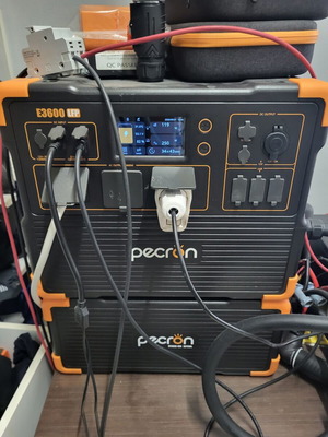 Pecron E3600LFP φορητός σταθμός ενέργειας με μπαταρία επέκτασης EP3000-48V