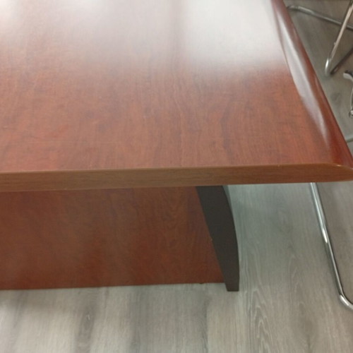 Executive desk solid wood modern like new