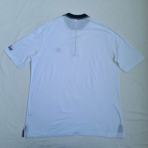 Paul & Shark Yachting men's polo shirt 1/4 zip XXL, white