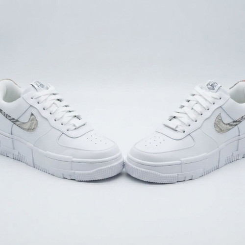 Nike Air Force 1 Pixel white sneakers new, size 40, chunk sole