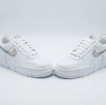 Nike Air Force 1 Pixel white sneakers new, size 40, chunk sole