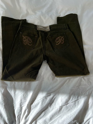 Blumarine olive pants new, size S