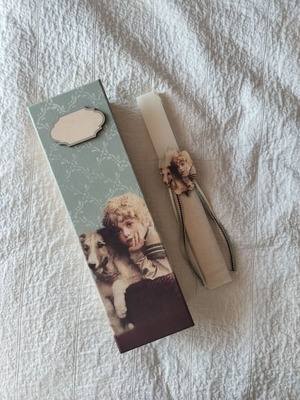 Λαμπάδα σε κουτί για αγόρι καινούργια, χειροποίητη πασχαλινή