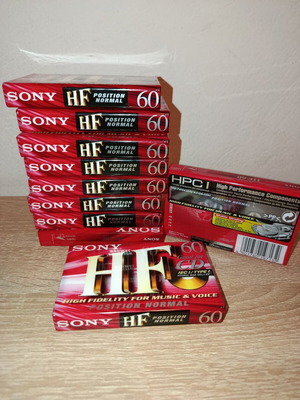Sony HF 60 Type I κασέτες ήχου καινούργιες πακέτο 10