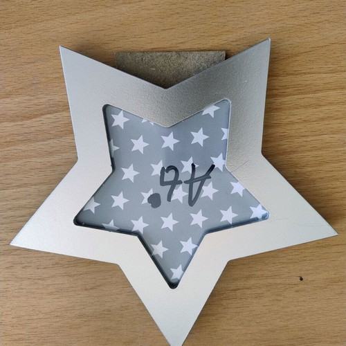 Photo frame star-shaped like new