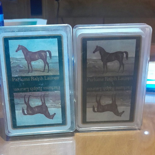 Ralph Lauren playing cards like new, 2 packs