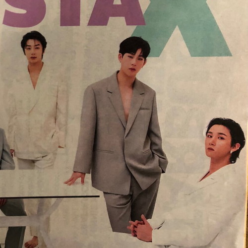 MonstaX J-14 poster new from magazine