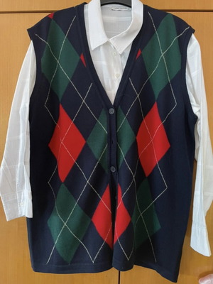 Vintage unisex plus size XL vest 50% merino wool like new