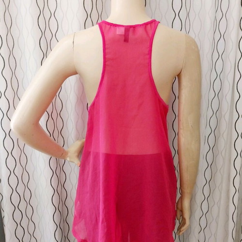 H&M ombre tank top like new, pink, size L