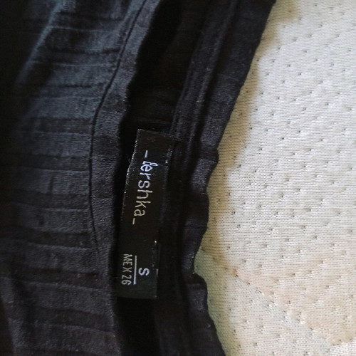 Bershka blouse black, size S