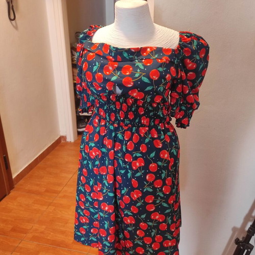 Cherries dress like new, red, size XS