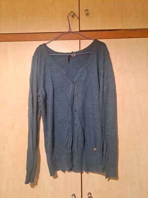 Blue cardigan like new, size M