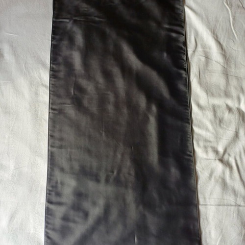 Women's classic black scarf like new, lightweight and semi-transparent