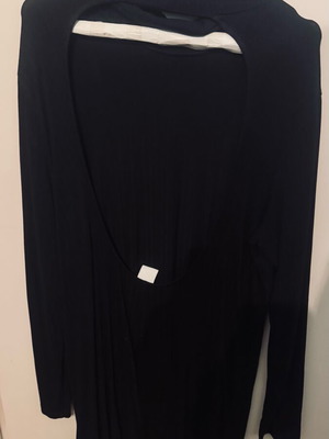 Mini dress backless H&M black like new