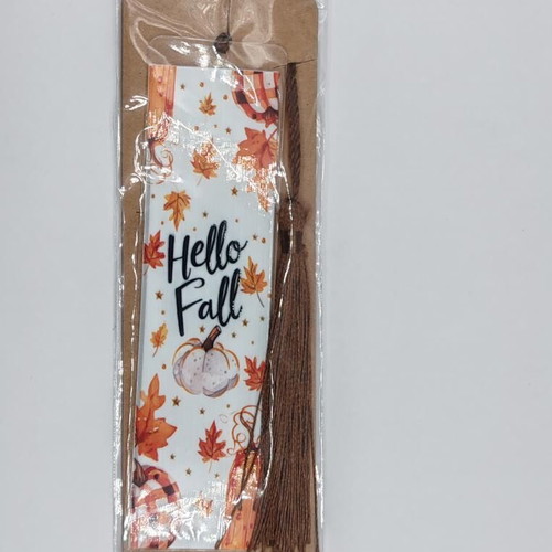 Handmade Bookmark New with Autumn Theme