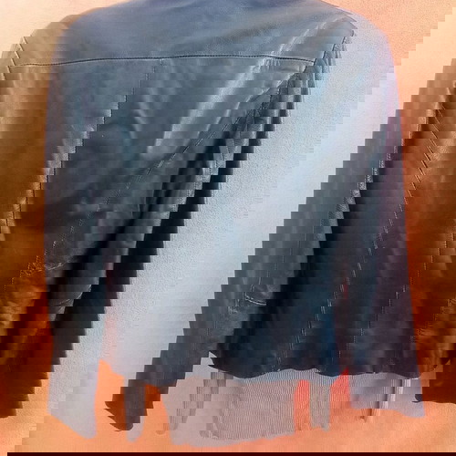 Sds кожено яке употребявано с проблем с ципа, размер M