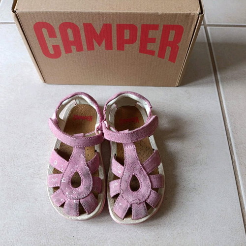 Camper sandals size 24 like new, pink