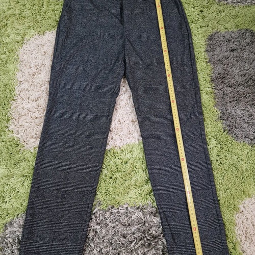 Mango tailored women trousers new, size L, dark grey-black