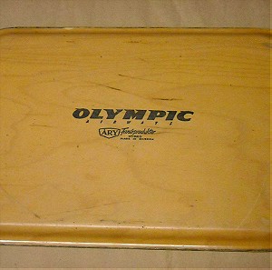 Vintage ξύλινος δίσκος σερβιρίσματος "OLYMPIC AIRWAYS".