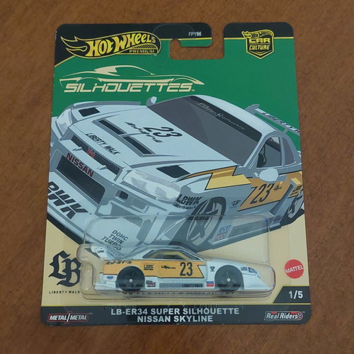 HotWheels Premium Nissan Skyline LB-ER34 Super Silhouette sealed