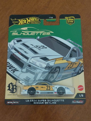 HotWheels Premium Nissan Skyline LB-ER34 Super Silhouette σφραγισμένο