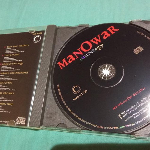 Manowar Anthology CD like new