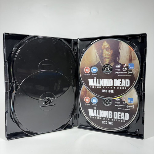 The Walking Dead The Complete Fifth Season DVD used with English subtitles