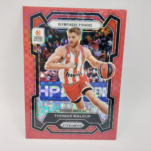 2023-24 Euroleague Prizm Thomas Walkup red card like new