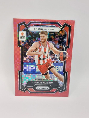 2023-24 Euroleague Prizm Thomas Walkup red card like new