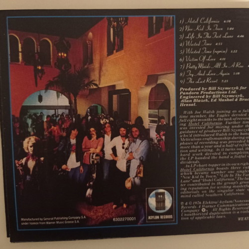 Hotel California CD like new