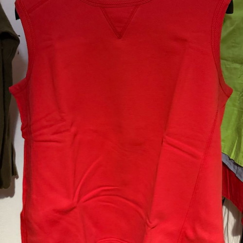 Body Action Vintage Sleeveless Sweatshirt red, used, bodybuilding style
