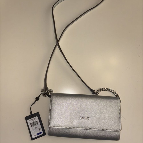 DKNY Mini Purse New Silver Shoulder Bag